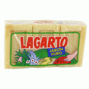 LAGARTO jabon natural pack 3 unidades de 250 grs